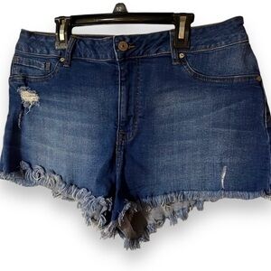 Rewash Stretch Denim Shorts‎ Size 13 31 Real Curve High Rise